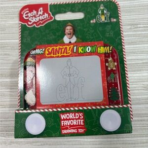 🆕 ETCH A SKETCH Elf ✨ pocket size Drawing Toy NWT